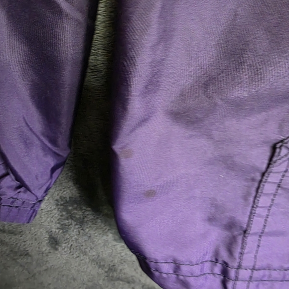 Odd Future Windbreaker Anorak Jacket Men's Size L Hooded Black Purple Yellow - Picture 8 of 8